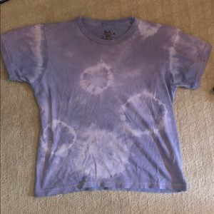 Purple tidied crop top